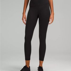 Lululemon Wunder Train High-Rise Tight 25” (Black) - Size 6